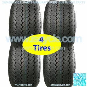 (4) 18x8.50-8 Standard OEM Size Golf Cart Tires Fits  EZGO Club Car Yamaha