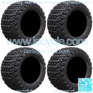 Full set of X-Trail AT06 22x11-10 (4ply) Golf Cart Tires (4)