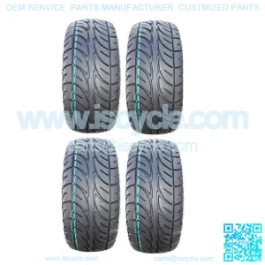Full set of MotoSport EFX Street Fusion 205x30-14 (4ply) DOT Golf Cart Tires (4)