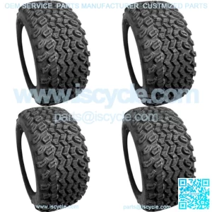 Set of 4 Golf Cart Tires 20x10.00-10 Excel Sahara 4 Ply For Club Car EZGO Yamaha