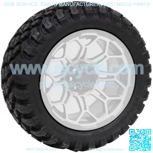 Set of 4- 23x10-R14 Nomad Steel Belted Radial All Terrain Tire for Golf Cart