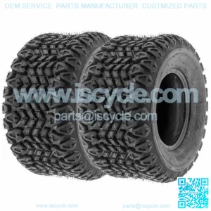 Set of 2, 22x11-10 22x11x10 22-11-10 4PR ATV Golf Cart All Trail Turf Tires