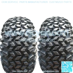 2) 22x11.00-8 Golf Cart Go Kart TIREs Journey P334 4ply Tube-Less
