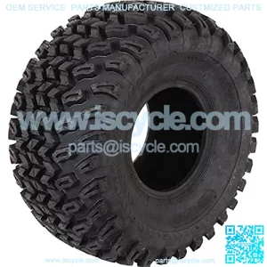 P334 Golf Cart Tire- 22 x 11-8 - All Terrain Golf Cart Tires, Four-Ply Rated Quad Tire, Utility Terrain Vehicle Tire with 15.5 Millimeters Tread Depth, General Purpose Golf Tire, 22 x 11-8