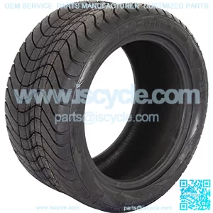 Low Profile Golf Cart 4-Ply Turf or Pavement Tire, Golf Cart Tires with All-Terrain Quality, Tubeless Tires for Golf Cart Non-Directional Tread, Golf Cart Tires 12 Inch - 215/40-12 P825