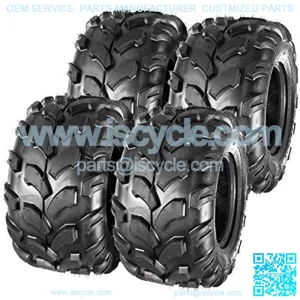 ATV Tires 18x9.5-8 Lawn Mower Tires ATV UTV Off-Road Tires Sport Golf Cart Tractor Turf Tire 18x9.50x8 All-Terrain 4PR P311 Set of 4