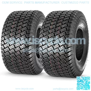 18x8.50-8 18x8.5x8 Lawn Mower Golf Cart Turf Tires 4PR P332, Set of 2