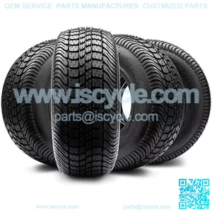 205/65-10 DOT Street Tires for EZGO, Club Car, Yamaha Golf Carts (205/65-10, Set of 4 Tires)