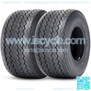 18x8.5-8 Golf Cart Tires, 18x8.5x8 4PLY All Terrain Club Cart Off Road Tires Set of 2, Tubeless