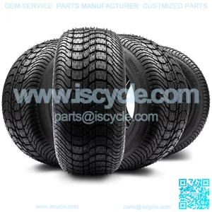 205/50-10 DOT Street Tires for EZGO, Club Car, Yamaha Golf Carts (205/50-10, Set of 4 Tires)
