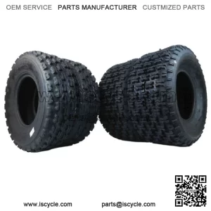 22x7-10 & 20x10-9 ATV TIRE SET Kawasaki KFX400 450R Suzuki LTZ400