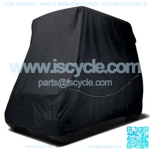 4-Passenger Golf Cart Storage Cover for Carts with 80" Top - Black