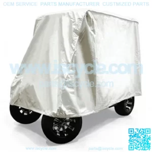 Off-White 2/4-Passenger Heavy Duty Storage Cover (Fits all Carts!)