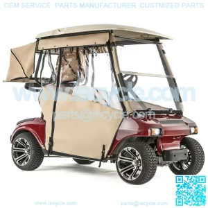 3-Sided Track Style Golf Cart Enclosure for Club Car DS 2000 1/2-up (Choose Color)