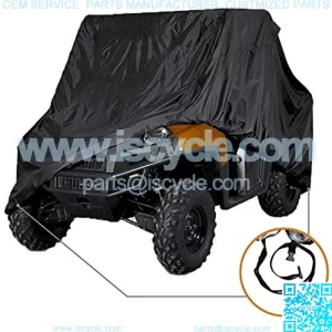 Waterproof UTV Cover, 420D Heavy Duty Tear-Resistant Oxford Material for Polaris Suzuki Kawasaki Can Am Maverick Arctic Cat Textron 2-3 Passenger