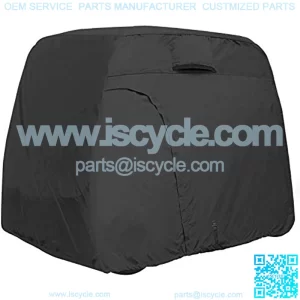 Explore Land 600D Waterproof Golf Cart Cover Universal Fits for Most Brand 4 Passenger Golf Cart