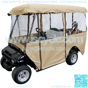 Leader Accessories Deluxe 4-Person Golf Cart Cover Storage Driving Enclosure Fit EZ Go, Club Car, Yamaha Cart