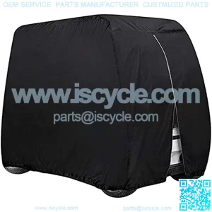 Golf Cart Cover Waterproof Outdoor 4 Passenger Golf Cart Covers for EZGO EZ GO TXT RXV Club Car Precedent Onward Onward DS Star Car Yamaha G14-G19 Drive Carts Sunproof Dustproof 4 Seat Cover