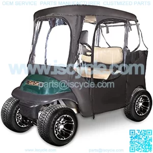 Golf Cart Enclosure 2 Passenger for Club Car DS & Precedent Universal Waterproof Golf Cart Rain Cover