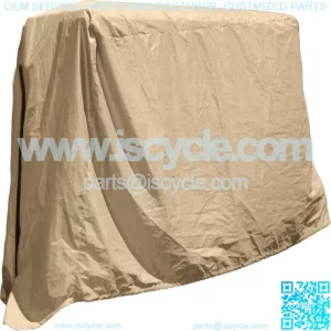 Golf Cart 4 Passenger Deluxe Beige Storage Cover Universal Fit for Extended Tops