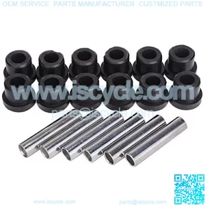 Golf Cart Bushing and Sleeve Kits for Club Car DS (1981-Up) and E-Z GO (1994-up) and EZGO TXT/Medalist 1994-up,Front or Rear Leaf Spring Bushing with Sleeve Kits 1015583, 1012303