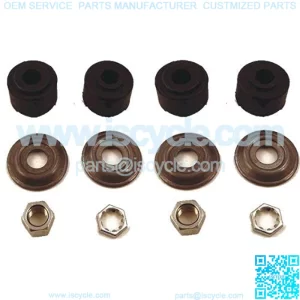 (2 Golf Cart Shock Absorber Bushing Kits Fits Club Car (1982+) DS and Precedent Two Front/Rear Stud, Replaces OEM# 1011415