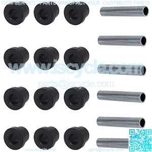 Bushing Kit for Club Car DS Golf Cart, Front or Rear Leaf Spring & Front Upper A Arm Suspension for Club Car Golf Cart, Bushing and Sleeve Kit