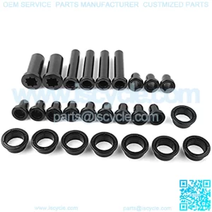 Motorcycle Rear Suspension Bushings Kits Tools Fit for Polaris ATV Sportsman 500 1996-2000 & 400 4x4 2001-2002 & 700 2002