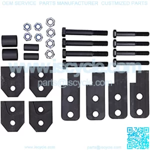 Fydun Suspension system 2in Full Lift Kit Front Rear Lifting Carbon Steel Spacers Fit for Yamaha Rhino 450/660/700 ATV