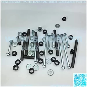 Fit for 110/125 ATV Parts Front Arm Suspension Spacer Plastic Sleeve Screw Complete