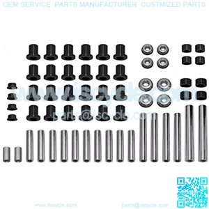 SuperATV Heavy Duty UHMW A-Arm/Control Arm Bushing Kit for OE Arms for Polaris RZR 900/900 4/900 S (2015 ONLY) - Front and Rear - Much Stronger Than Stock!