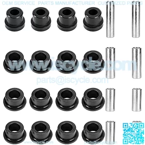 Golf Cart Front Lower Leaf Spring + Front Upper Suspension Bushing & Sleeve Kit for Club Car DS 1992 Up Gas & Electric
