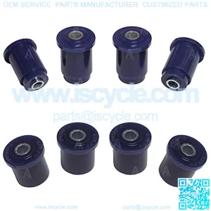 Complete Front Upper Lower Control Arm Bushing Kit in Polyurethane (PU) For Frontier Pathfinder Armada Xterra. Compatible with 545007S002, 545017S002, 54524ZR00A, 54500-EA00A,-54501-EA00A