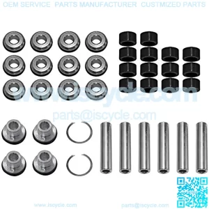 SuperATV Heavy Duty UHMW A Arm/Control Arm Bushing Kit for Polaris RZR XP Turbo / 4 Turbo (2016+) - Self Lubricating to Increase Bushing Life and Has Low Wear Characteristics