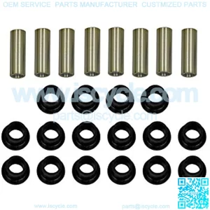 SuperATV Heavy Duty Front A-arm/Control Arms Bushing Kit for Can-Am ATV Outlander/Renegade/XMR/Traxter (All years) - Replaces BRP Part Numbers 706200181 & 706200678
