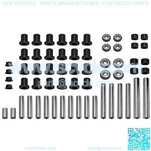 SuperATV Heavy Duty UHMW A-Arm/Control Arm Bushing Kit for OE Arms for Polaris RZR 900/900 4/900 S / 1000 S (2016 ONLY) - Front and Rear - Much Stronger Than Stock!