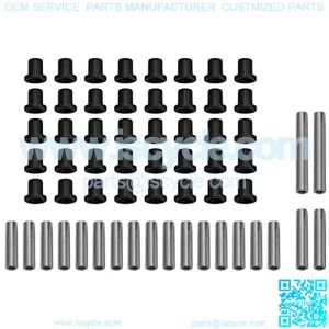 SuperATV Heavy Duty HDPE A-Arm/Control Arm Bushing Kit for OE Arms for Polaris Ranger Full Size XP 800 (2010-2014) - Front and Rear - Stronger Than Stock With Lower Wear