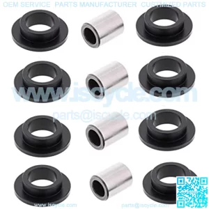 12pack Front Rear Shock Bushing Bearings Kit for Arctic Cat 250 300 375 400 454 500 650 Models 7210001 0604-310