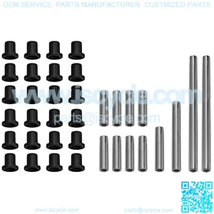 SuperATV Heavy Duty HDPE A-Arm/Control Arm Bushing Kit for OE Arms for Polaris Ranger XP 900 / XP 900 Crew (2013+) - Front and Rear - Stronger Than Stock