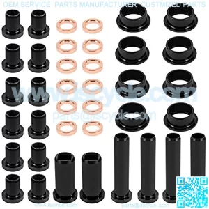 Rear Suspension A-Arm Bushing Kit for Polaris Sportsman 500 RSE Sportsman 400 4x4 700, Lower Control Bushings A-Arm Short & Long Bushings + Spacers Set (38Pcs)