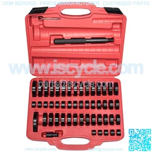 52 PCS Bushing Bearing and Seal Drive Set, Transmission Wheel Axle Bearing Race Installer, Seal Remover, Custom Press Tool Kit