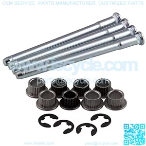 Compatible With Door Hinge Roller Pin Door Hinge Pin and Bushing Repair Kits (4 pins 2 Door) Replacement for Chevy GMC Fullsize Truck SUV 1988-2002