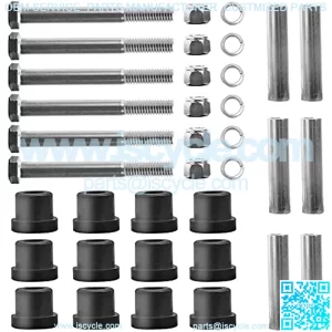 Golf Cart Rear Leaf Spring Bushing and Sleeve & Screw Kit for Club Car DS Gas&Electric 1992 UP