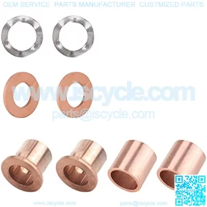 Golf Cart Upper/Lower Spindle Bronze Bushing King Pin Bushing Fits Club Car DS 1981 Up,Replace OEM 8067, 7048, 1010150, 101638