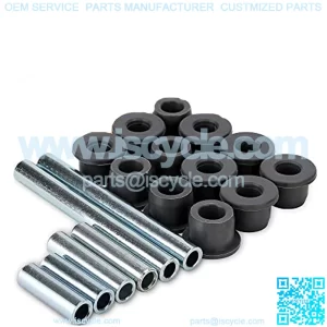 Front Lower Spring A-Arm Bushing Sleeves Kit for Club Car Precedent 2004-up Golf Cart, Replace OEM 1029562-01 1022874011 102288101 102287701 1102287601