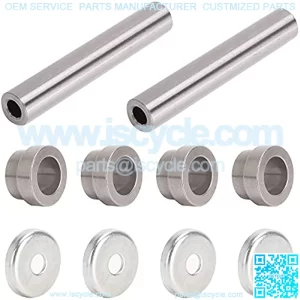 Steering Knuckle Outer Cover and Spindle Tube Spacer Kit for Yamaha G22/G29 G&E Golf Cart, Thrust Cover Bush Spacer Repair Kits OEM 2NL-23448-00-00,90381-17067-00 2NL-23517-00-00
