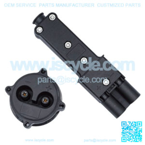 Yamaha Electric G19 G22 48V MAC DC Charger Plug and Powerwise Receptacle OEM# JR1-H235A-00, JR1-H6181-02-00