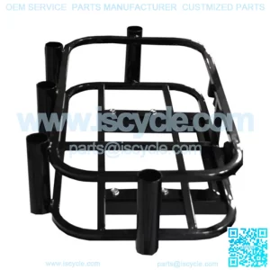 Hitch Mount Cargo Carrier for Genesis 250/300 Rear Seats (Cooler/ Rod Holder Rack)