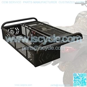 53350 ATV Rear Drop Rack Basket Convertible 3-in-1, Black, 43" l x 31" w x 10" h