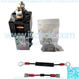D&D Motor Systems Golf Cart Heavy Duty Solenoid Kits - Club Car Solenoid - Yamaha Golf Cart Solenoid - EZGO Solenoid - Curtis Albright Solenoid - Model #: SW180-500 Amps - 36V Golf Cart Solenoid kit